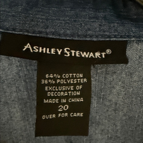 Ashley Stewart Classic Blue Denim Apparel - Picture 5 of 5